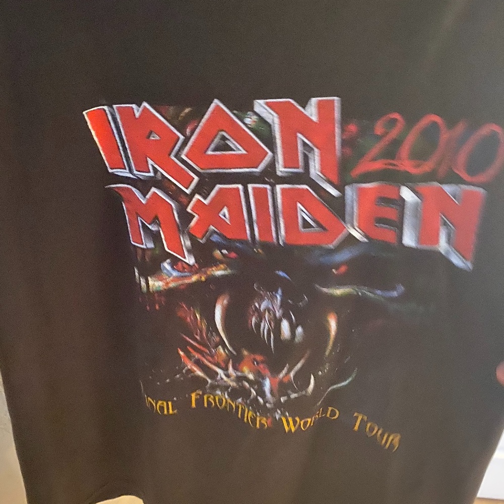 Iron Maiden Final Frontier World Tour Shirt